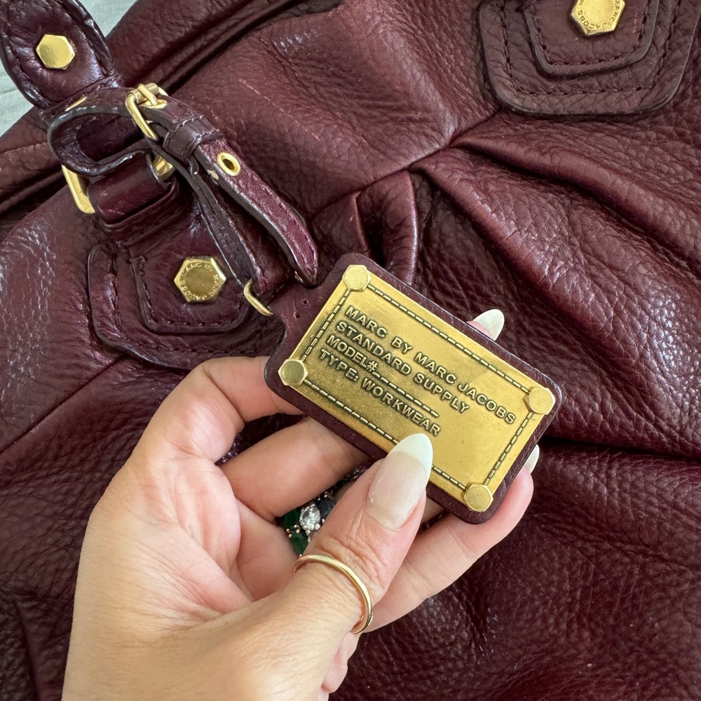 Marc Jacob’s burgundy bag